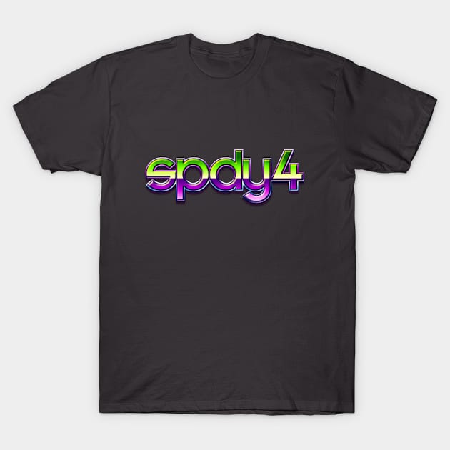 spdy4 Logo Tee T-Shirt by spdy4